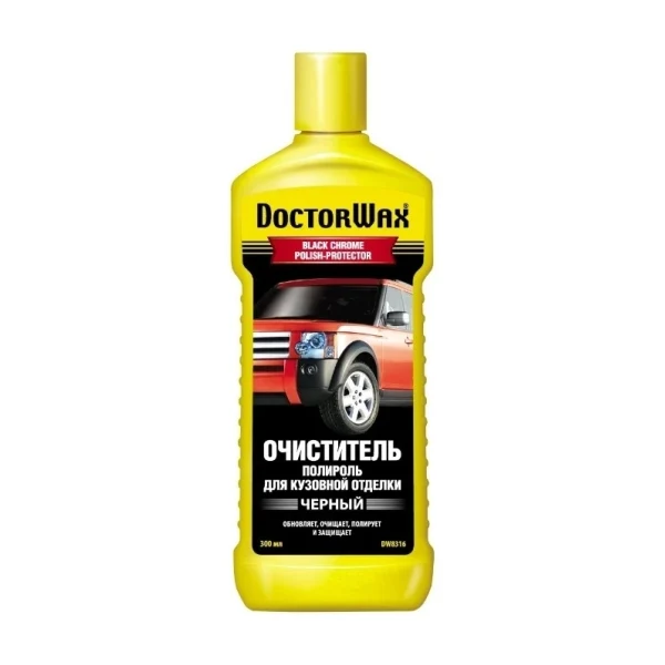 DW8316 Очиститель полироль для декоративной кузовной отделки черного цвета.