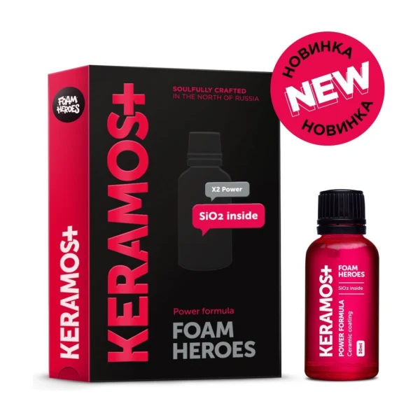 Foam heroes KERAMOS + Керамическое покрытия для лкп c SiO2. FHB 0110 30 ml