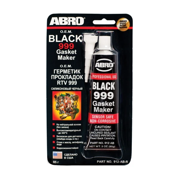 ABRO Герметик черный 85 гр. 999 art.912-AB-R