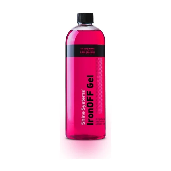 Shine Systems IronOFF GEL- нейтрпльный очиститель дисков с индикатором, 750 мл SS753