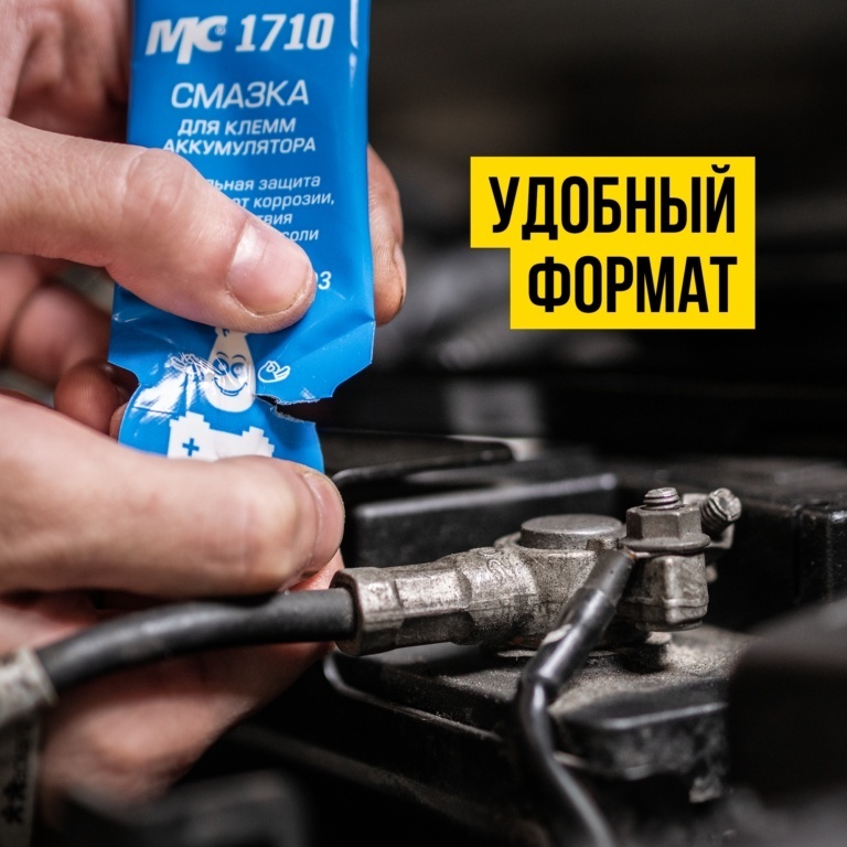ВМПАВТО 8003 мс1710 Смазка для клемм аккумулятора 10 гр.