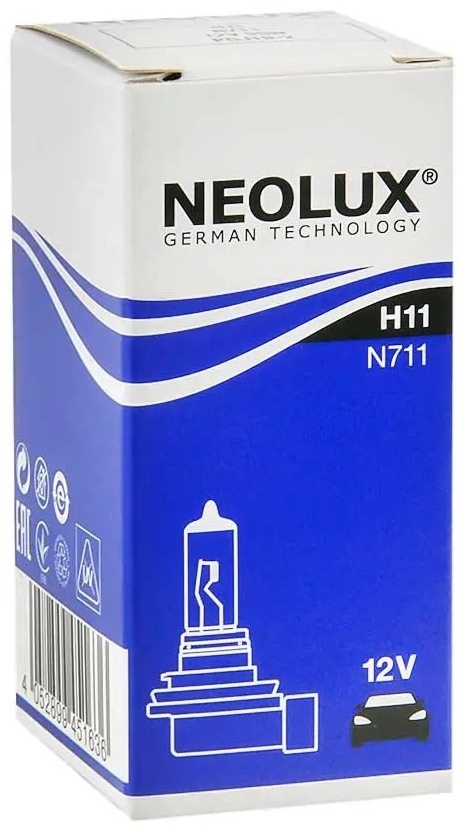 Автолампа Neolux N711 галогенная H11 12V/55W