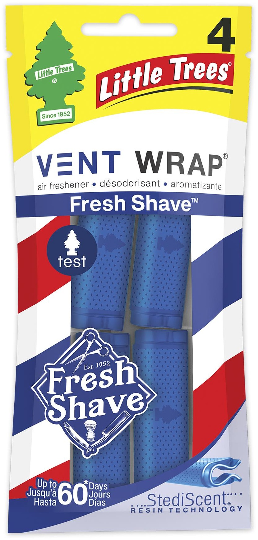 Little Trees. Vent Wrap. Ароматизатор Fresh Shave.